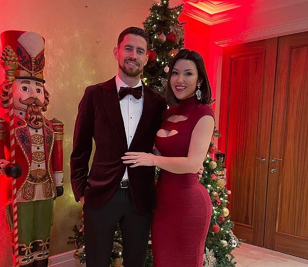 Meanwhile, Harding is engaged to Arsenal midfielder Jorginho after the Italian popped the question in December.