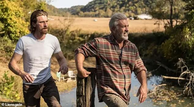The two-time Oscar winner also played Mitchell opposite Garrett Hedlund (left) in Nadine Crocker's Southern noir thriller Desperation Road, which grossed just $40,799 at the worldwide box office last October.