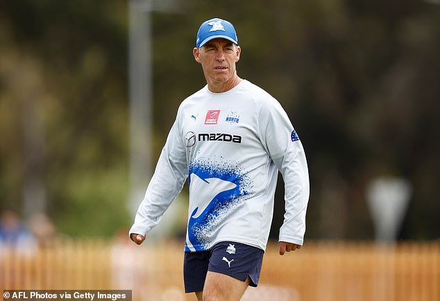 Alastair Clarkson will have to try to get the Kangaroos off the bottom of the ladder without Thomas, despite his undeniable ability.