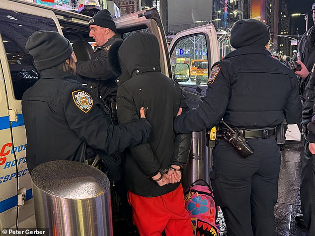 A young man was detained by police on Thursday night.