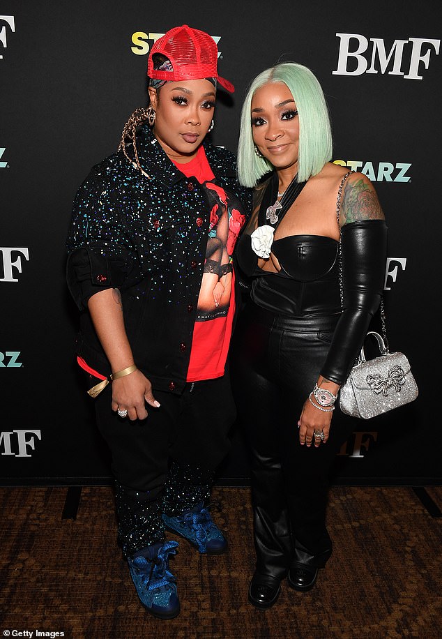 Other celebrities seen on the red carpet include Da Brat, Jesseca Harris-Dupart and 2 Chainz.