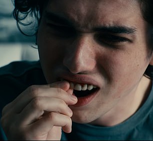 During a particularly heartbreaking scene in the Sam Esmail-directed film, a character's teeth begin to fall out.