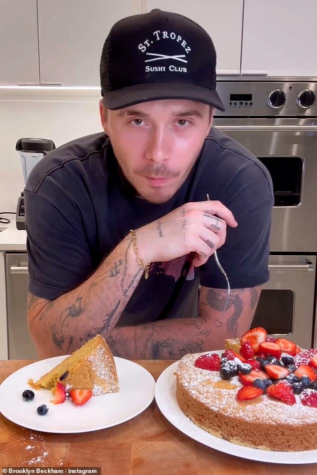 He has used his Instagram platform as a launching pad for a career as an aspiring celebrity chef, however he has frequently received scathing criticism about his videos.
