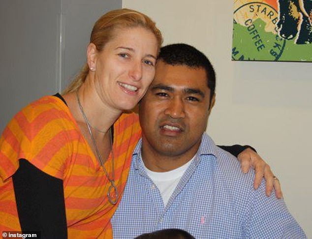 Kefu's wife Rachel (pictured together) was too distraught to write the family's victim impact statement.