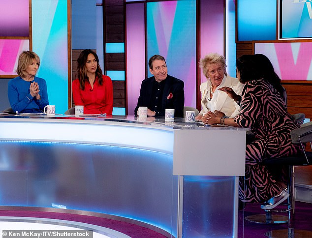 The government announced on Wednesday that parents who have experienced the devastation of losing a baby before 24 weeks of pregnancy can apply for a certificate to have their grief acknowledged (Kaye Adams, Myleene Klass, Jools Holland, Rod Stewart, Judi Love, Sunetra Sarker in the photo)
