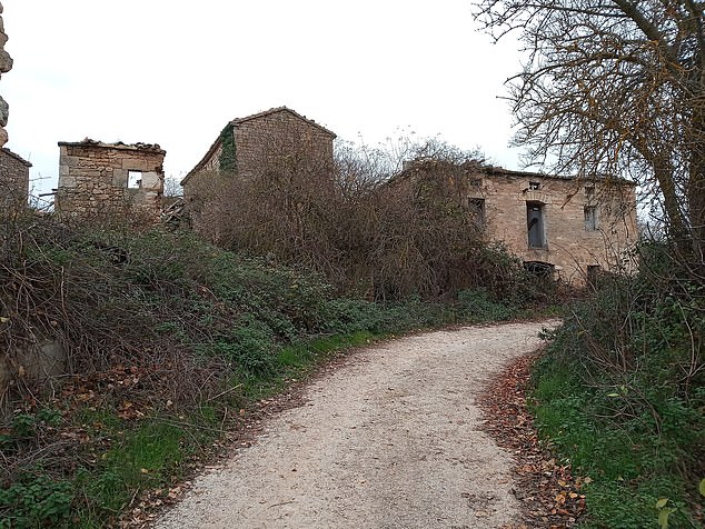 The sale covered the 64 abandoned buildings in the town, which has been abandoned for 50 years
