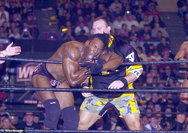 Booker T (left) also had a successful career in WWE and remains with the company to this day.