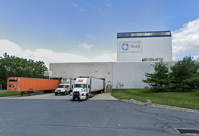 The incident occurred at Sharp Corporation at 7451 Keebler Way.  The company's website says the facility is used to package and distribute medications.