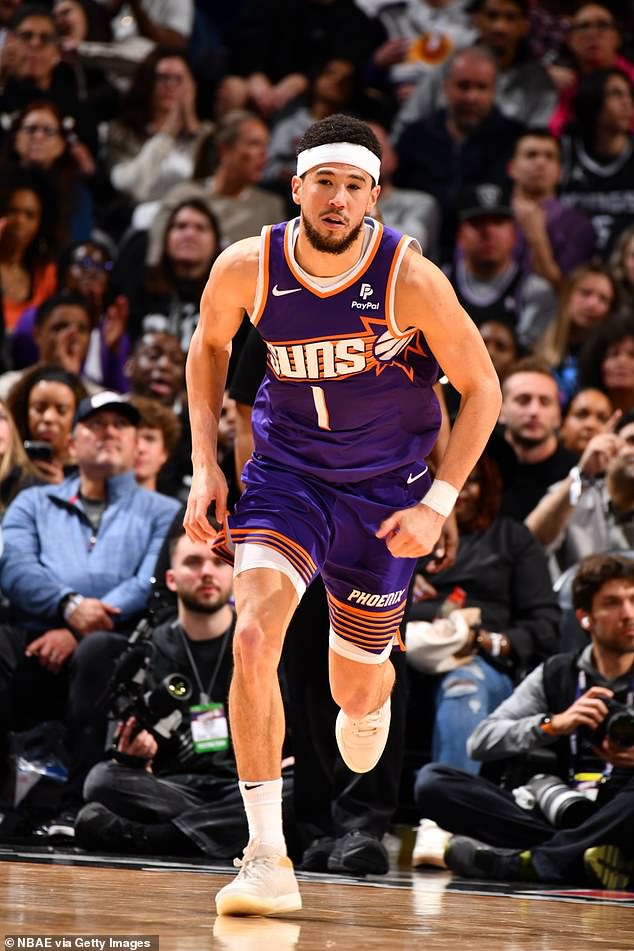 Booker and his team played the Sacramento Kings on Tuesday night in Arizona.