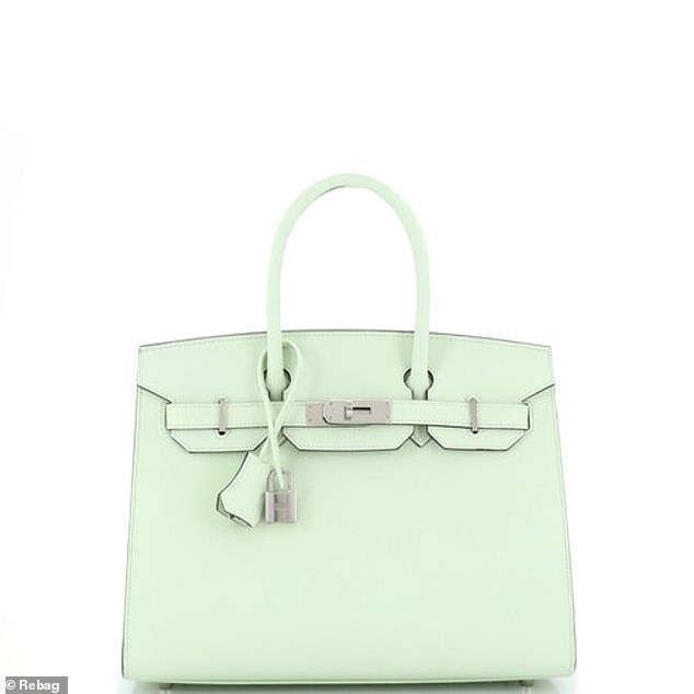Rebag's website shows a $27,000 Hermes Birkin bag, similar in price to the one stolen during Monday's heist.