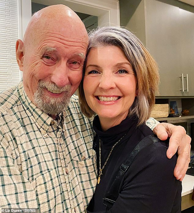 This year, the Southern California native plans to throw an ET-themed birthday party. Liz appears in the photo with her father Harry Bennett.