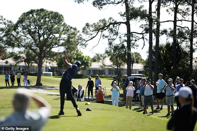 A group of about 50 people approached the 15-year-old at a qualifier for a PGA Tour event.