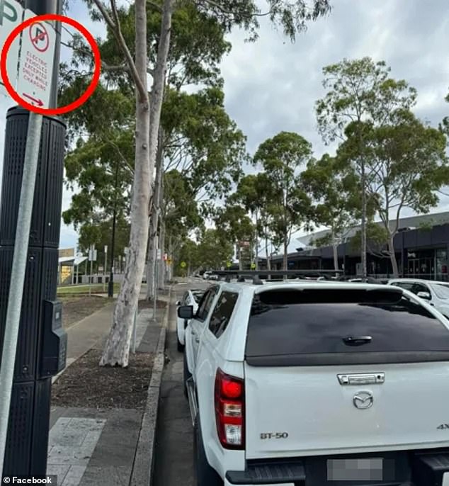 Salim Tootooni said the ute driver even deliberately stood still to block the EV charging bay.