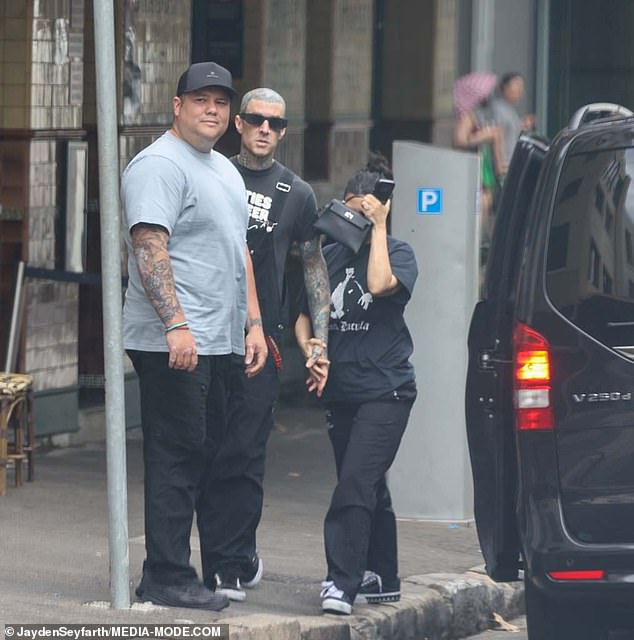 The lovebirds appeared to be exploring the various vegan and vegetarian restaurants Surry Hills has to offer - the suburb is known for several meat-free restaurants.