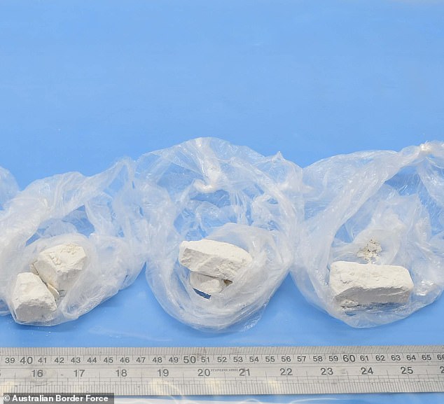 The AFP said the drug has a street value of $127,000 and appears to be in solid shape.
