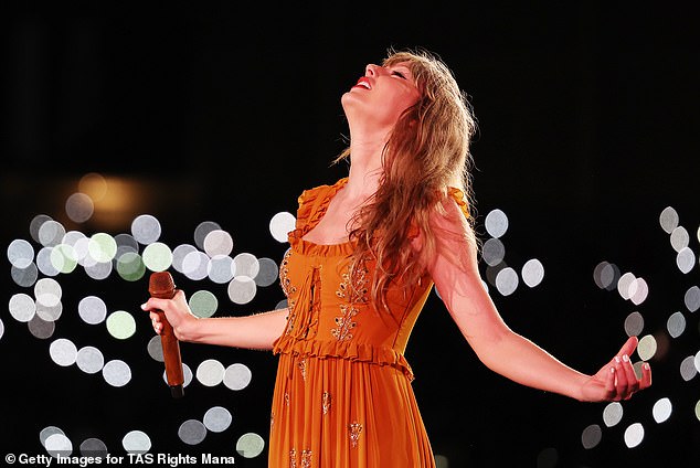 Taylor performed her first Sydney show at Accor Stadium on Friday night in front of 80,000 fans and will return to the stage for three more shows.