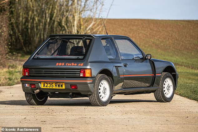 One of the special road cars with limited series Peugeot 205 Turbo 16 homologation will be auctioned over the weekend