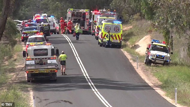 Several ambulance crews were called to the scene on Duramana Road, in Duramana, near Bathurst, about 3pm on Saturday.