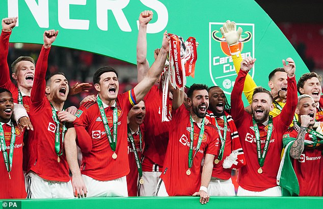 The Red Devils claimed their first major trophy in six years by winning the Carabao Cup last season, but Dalot says the team has to be more ambitious in the future.