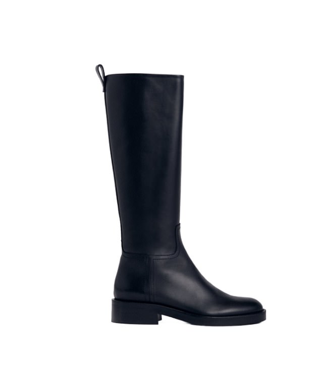 Meghan completed her look with these Co 'Riding' boots for £963