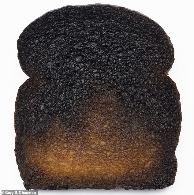 Burnt toast contains a chemical called acrylamide.  But it has also been shown to be carcinogenic in animals, at much higher doses than in human foods.