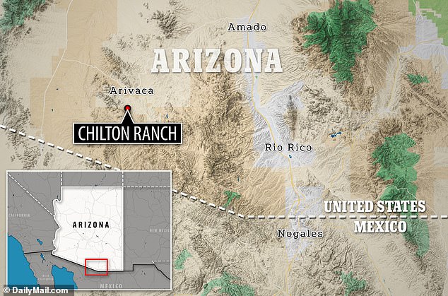 The ranch, south of Arivaca, Arizona, covers an area three times the size of Manhattan.
