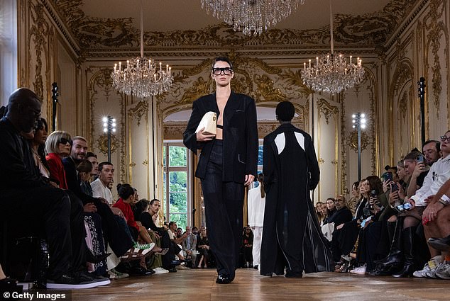 The property provided a sumptuous backdrop for Victoria Beckham's Spring/Summer 2024.