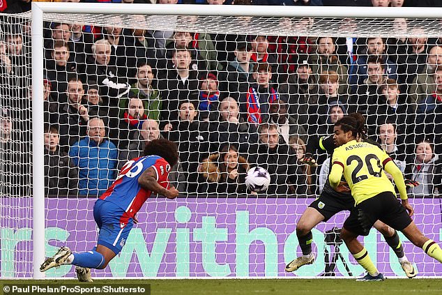 Chris Richards opened the scoring at Selhurst Park with a header in the 68th minute.