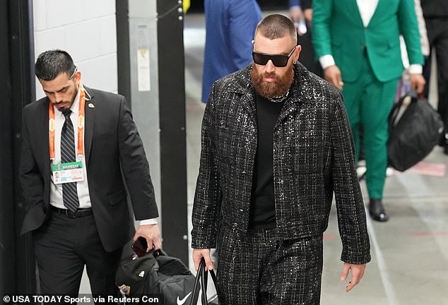 The NFL star even had his Super Bowl look planned before the Chiefs booked his ticket.