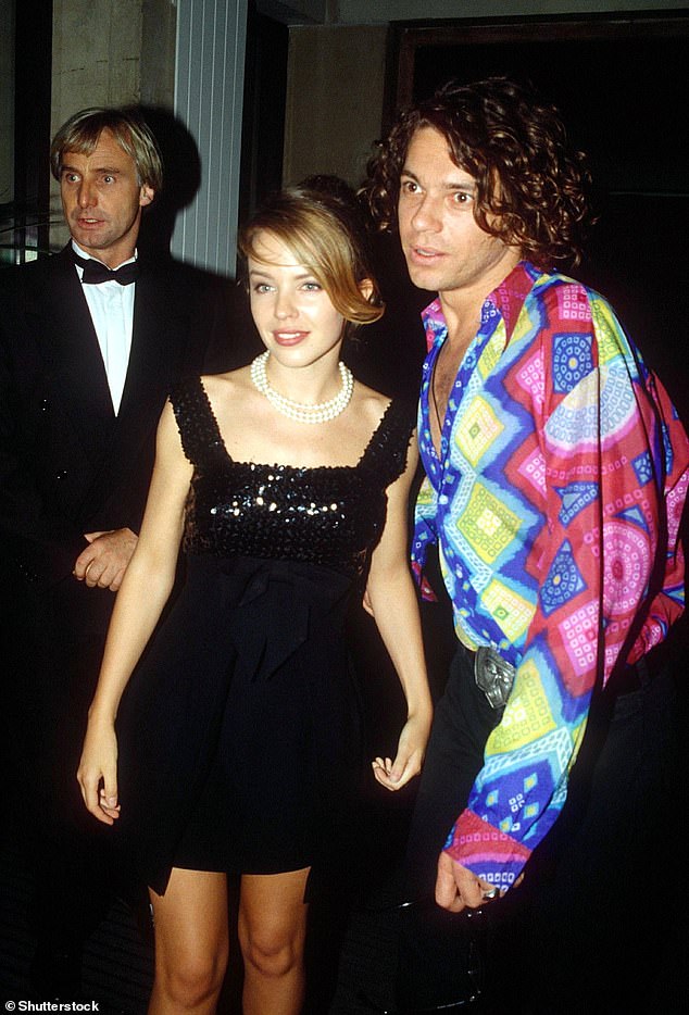 In the late 1980s, Kylie had a whirlwind 18-month romance with fellow Australian singer Michael Hutchence.