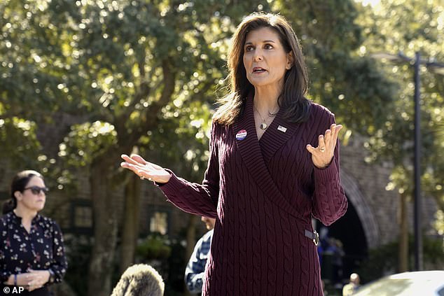 The former UN ambassador. Haley suffered an embarrassing defeat on Saturday when she was declared the loser in her home state just seconds after polls closed in South Carolina at 7:00 p.m.