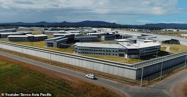 Twitchin first attempted to smuggle cannabis into the privately run Clarence Correctional Center (pictured), 130 kilometers northwest of Sydney, on October 15, 2023.