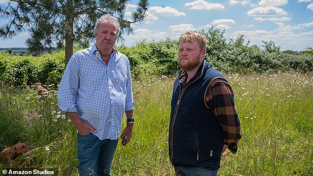 Amazon Prime show Clarkson's Farm has documented the host's attempts to get his farming business off the ground, helped by veteran farmer Kaleb Cooper (pictured).