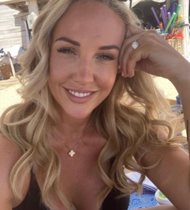 Clere Collier, 43, lives in Dubai for work. She is reported to now make frequent trips to Manchester to visit Chapman.