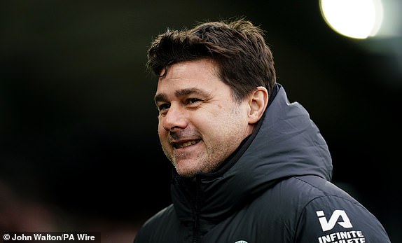 File photo dated 30-12-2023 of manager Mauricio Pochettino, who believes Chelsea's 3-1 victory against Aston Villa can be a springboard for his team to revive their weakened campaign. Issue date: Friday February 9, 2024. Issue date: Friday February 23, 2024. PA Photo. See PA story SOCCER Chelsea. Photo credit should go to John Walton/PA Wire.