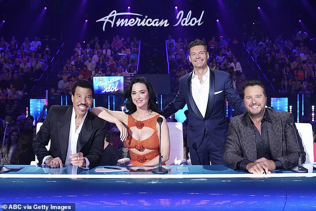 Perry announced that she was leaving American Idol during an appearance on Jimmy Kimmel Live earlier this month (seen last year).