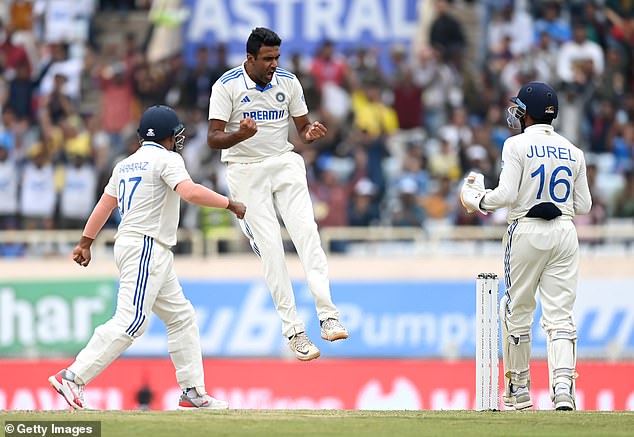 Ravichandran Ashwin made his mark on the series after taking the wickets of Ben Duckett and Ollie Pope in successive balls.