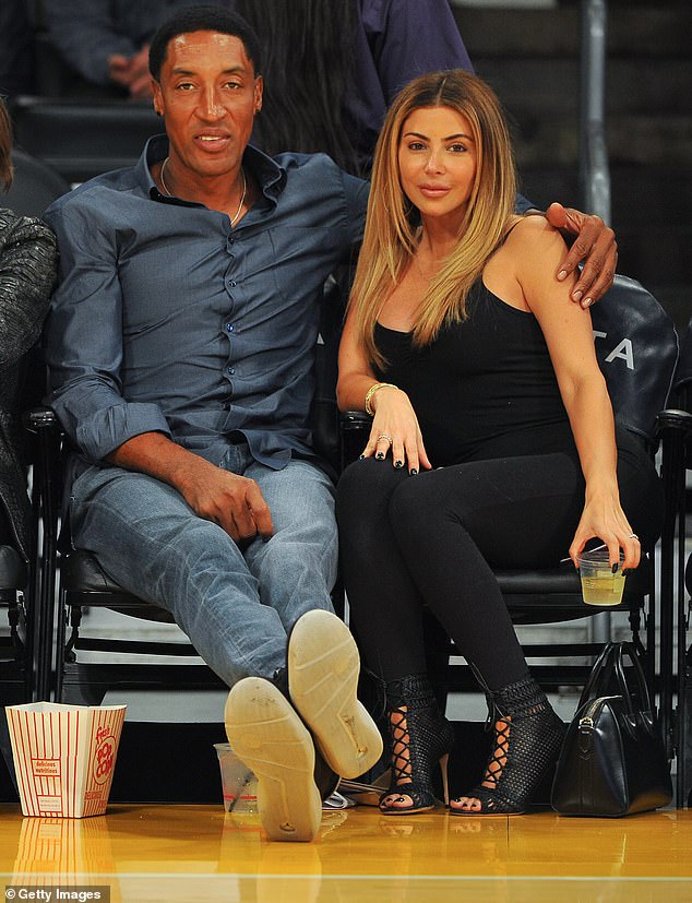 Larsa was married to basketball star Scottie Pippen, 58, from 1997 to 2021. Scottie and Marcus' father, Michael, were legendary teammates on the Chicago Bulls in the 1990s; seen in 2017