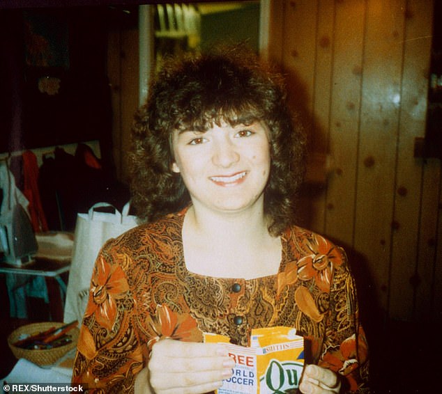While Mae has spent the last 30 years building a new life, she often thinks about her sister who was murdered, she said (Mae pictured in 1994).