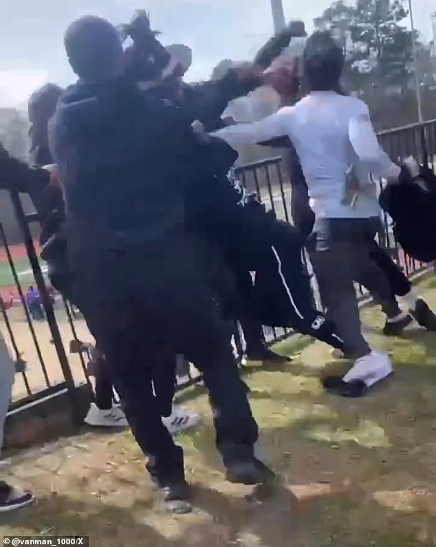 The fight is said to have taken place at the Coretta Scott King Young Women's Leadership Academy in Georgia.