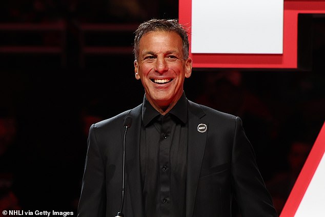 Chelios saw his famous Blackhawks No. 7 jersey retired in a special ceremony
