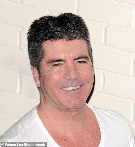 2014: Cowell greets viewers backstage at The X Factor