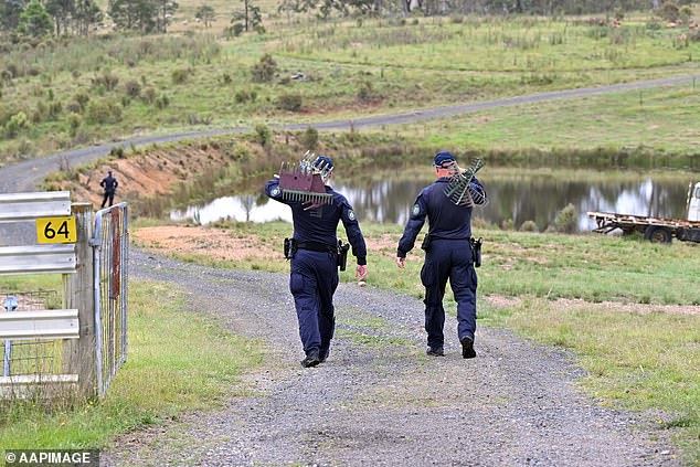 An extensive police search is underway in the Bungonia area (pictured)