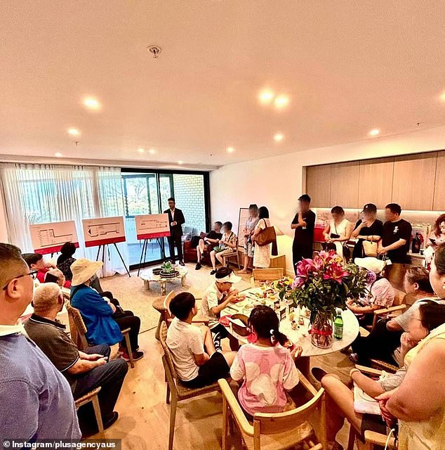 Under existing rules, international students can buy an existing property in Australia to live in, but must sell it within six months of graduating and leaving the country. Permanent residents face no such restrictions (pictured, a property seminar in Sydney)