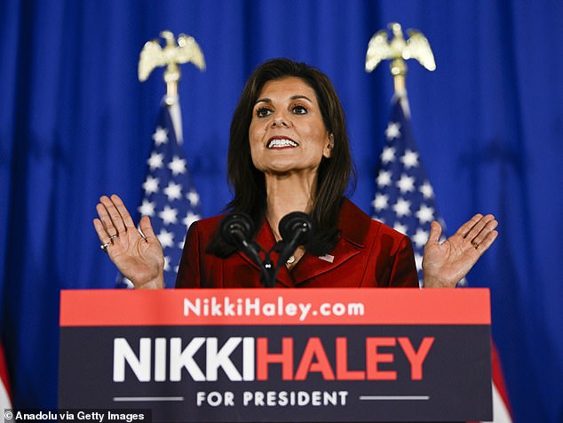 Haley insisted she would remain in the race with more than 700 delegates up for grabs on Super Tuesday, March 5, when 15 states and one territory will cast their votes.