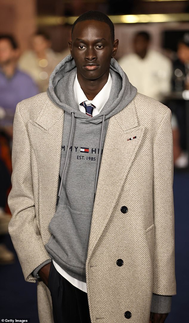 A model walks the runway at the Tommy Hilfiger show during New York Fashion Week, February 2024.