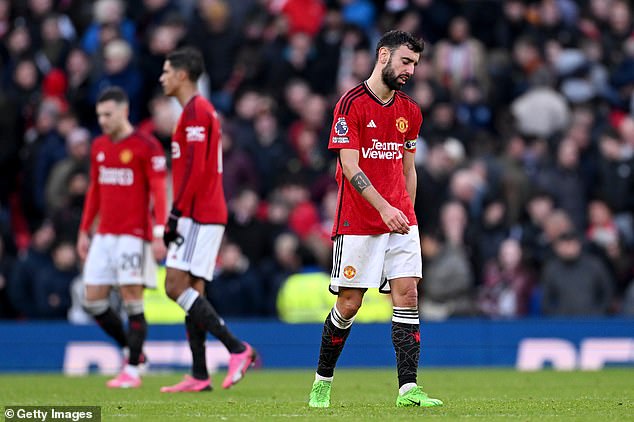 It was another punishing afternoon for United, a setback after recent positive results.