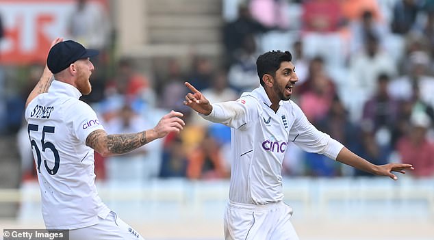 England put up a fight and Shoaib Bashir took two wickets in two balls to give them hope.