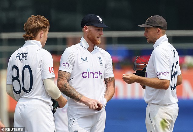 England were left to rue a second innings collapse on the third day as they failed to make their strong case count as Ben Stokes' side lost their last seven wickets for just 35 runs.