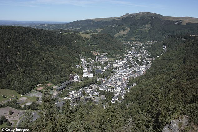 Joël Mathurin, prefect of the Puy-de-Dôme department, said the accident occurred above the village of Mont-Dore (pictured), in an area known as Val d'Enfer, the Valley of Hell.